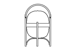 Dowload free Table light Cestita by Miguel Milà elevation autocad block. Autocad block make by Be Interior Designer for block free download