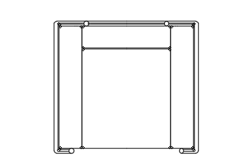 Dowload free Sofa LC2 designed by Le Corbusier plan autocad block. Autocad block make by Be Interior Designer for block free download