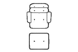 Dowload free Lounge Chair & Ottoman designed by Carles & Ray Eames plan autocad block. Autocad block make by Be Interior Designer for block free download