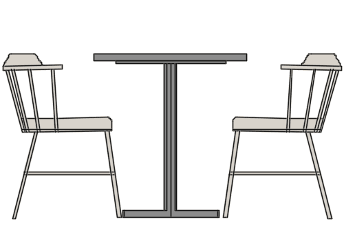 Dowload free Dining table and chair side view autocad block. Autocad block make by Be Interior Designer for block free download