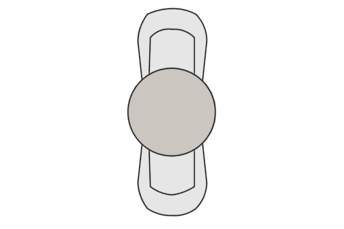 Dowload free Round table with two seats plan autocad block. Autocad block make by Be Interior Designer for block free download