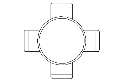 Dowload free Basic round x4 table plan autocad block. Autocad block make by Be Interior Designer for block free download