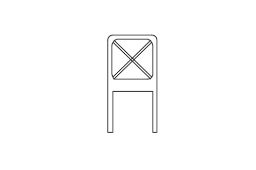 Dowload free Cool wood chair back elevation autocad block. Autocad block make by Be Interior Designer for block free download