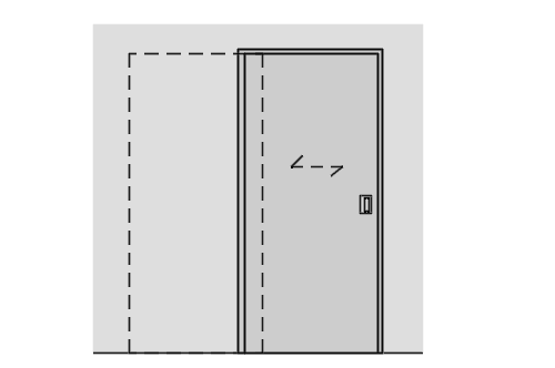 Dowload free Grey sliding door with handle elevation autocad block. Autocad block make by Be Interior Designer for block free download