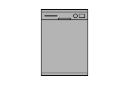 Dowload free Balay dishwasher elevation autocad block. Autocad block make by Be Interior Designer for block free download