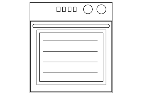 Dowload free Small oven elevation autocad block. Autocad block make by Be Interior Designer for block free download